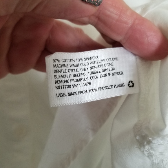 2/$14 Ava & Viv Button Down Long Sleeve Blouse - Picture 9 of 9